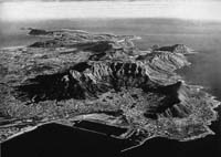 Kapstadt mit Tafelberg und Kap-Halbinsel, ca. 1940